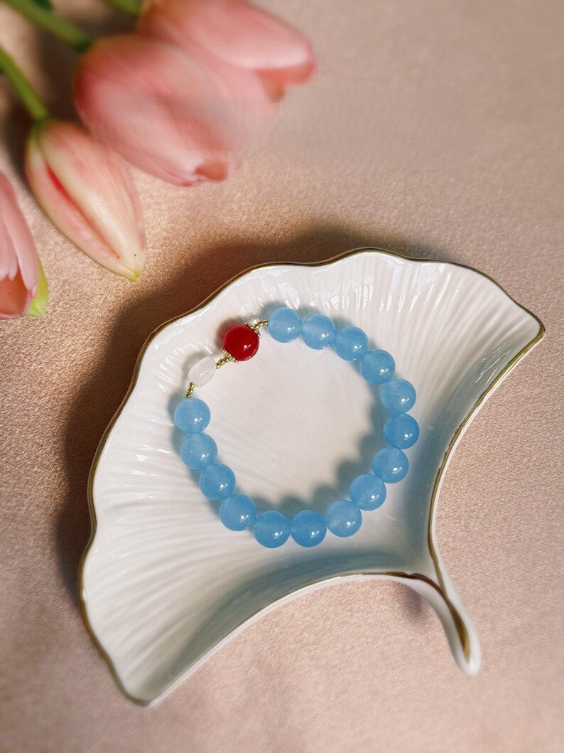 Custom Crystal Bracelet: Handmade Chakra Jewelry, Energy Healing Gift