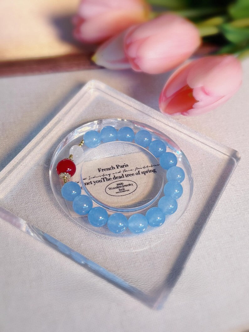 Custom Crystal Bracelet: Handmade Chakra Jewelry, Energy Healing Gift