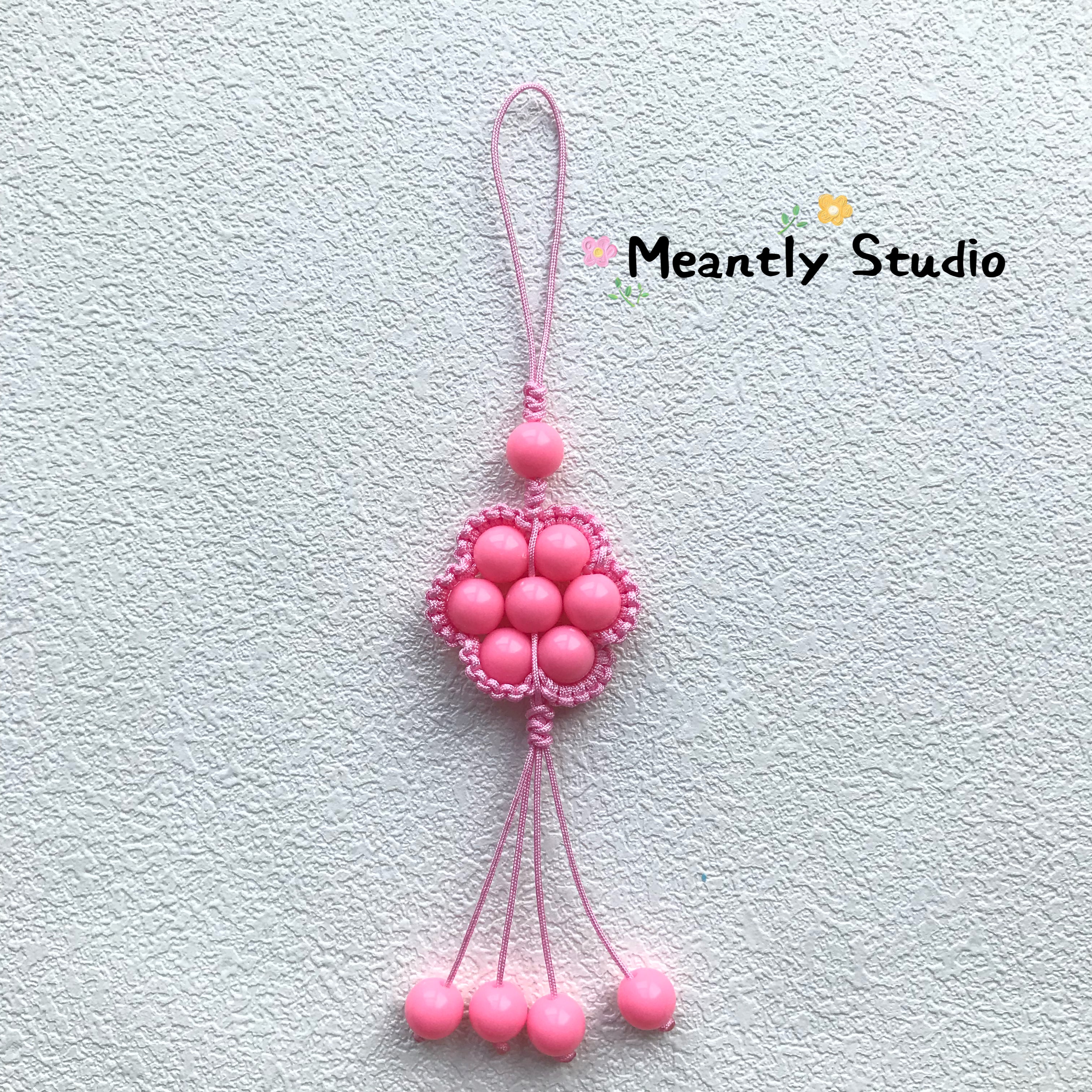 Sun Lucky Flower Phone Charm Strap, Multicolor Beaded Handmade Keychain, Lucky Pendant for Phone, Bag, Car, or Gift, Custom Beaded Charm