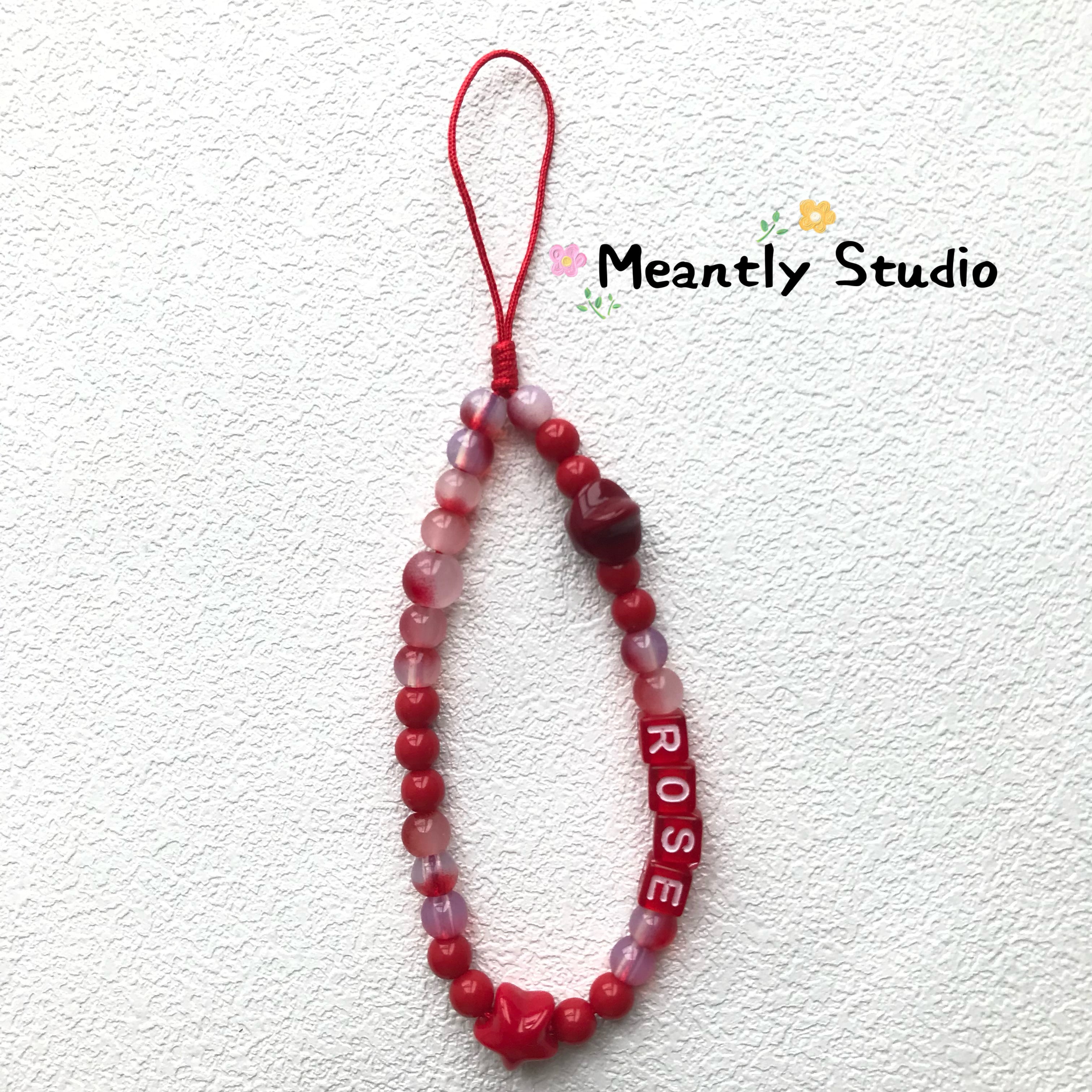 Personalized Letter-Beaded Phone Strap – Custom Name Chain in Dopamine Colors, Trendy Phone Charm