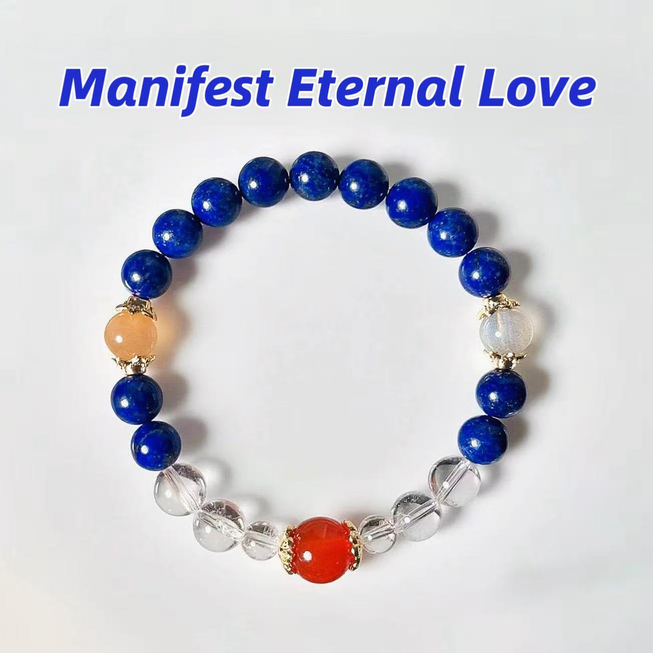 Eternal Love Bracelet – Lapis, Sunstone, Moonstone & Agate