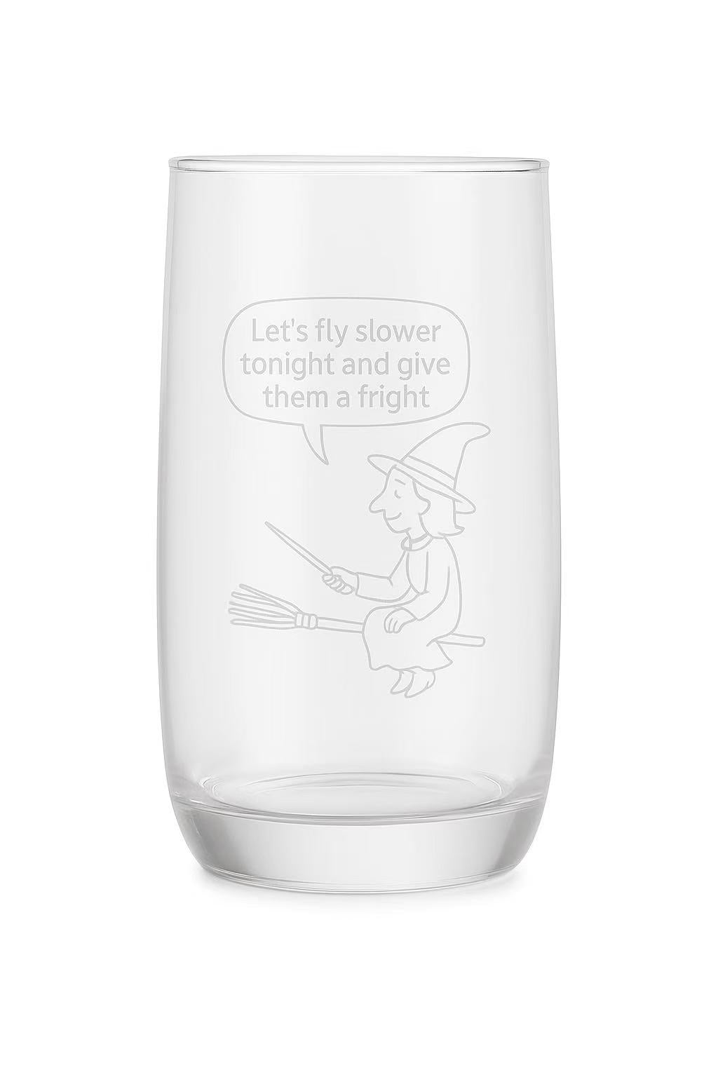 Halloween Ghost Glass Cup – Spooky Cute Etched Tumbler | ManifestRitual Halloween Edition Drinkware