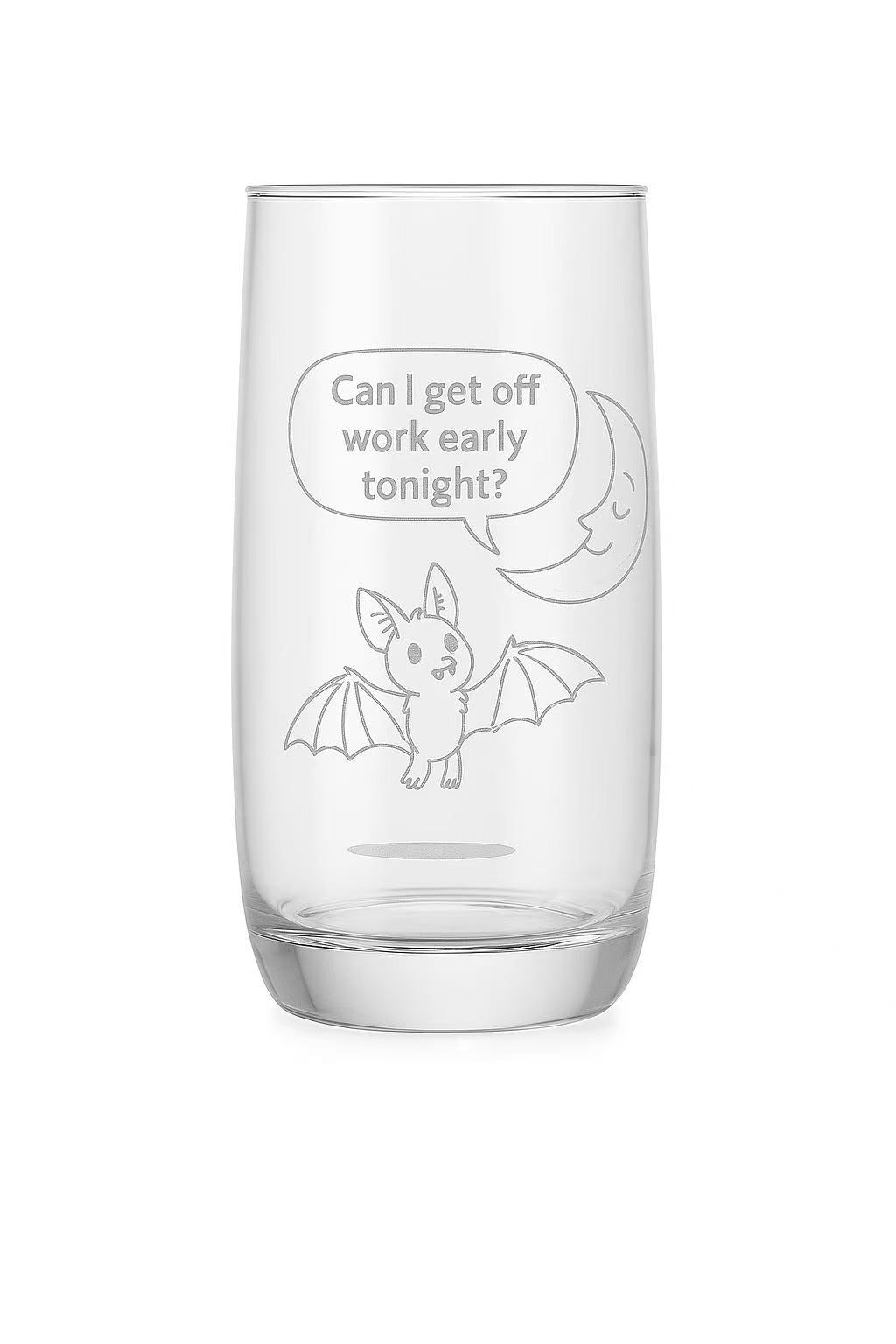 Halloween Ghost Glass Cup – Spooky Cute Etched Tumbler | ManifestRitual Halloween Edition Drinkware