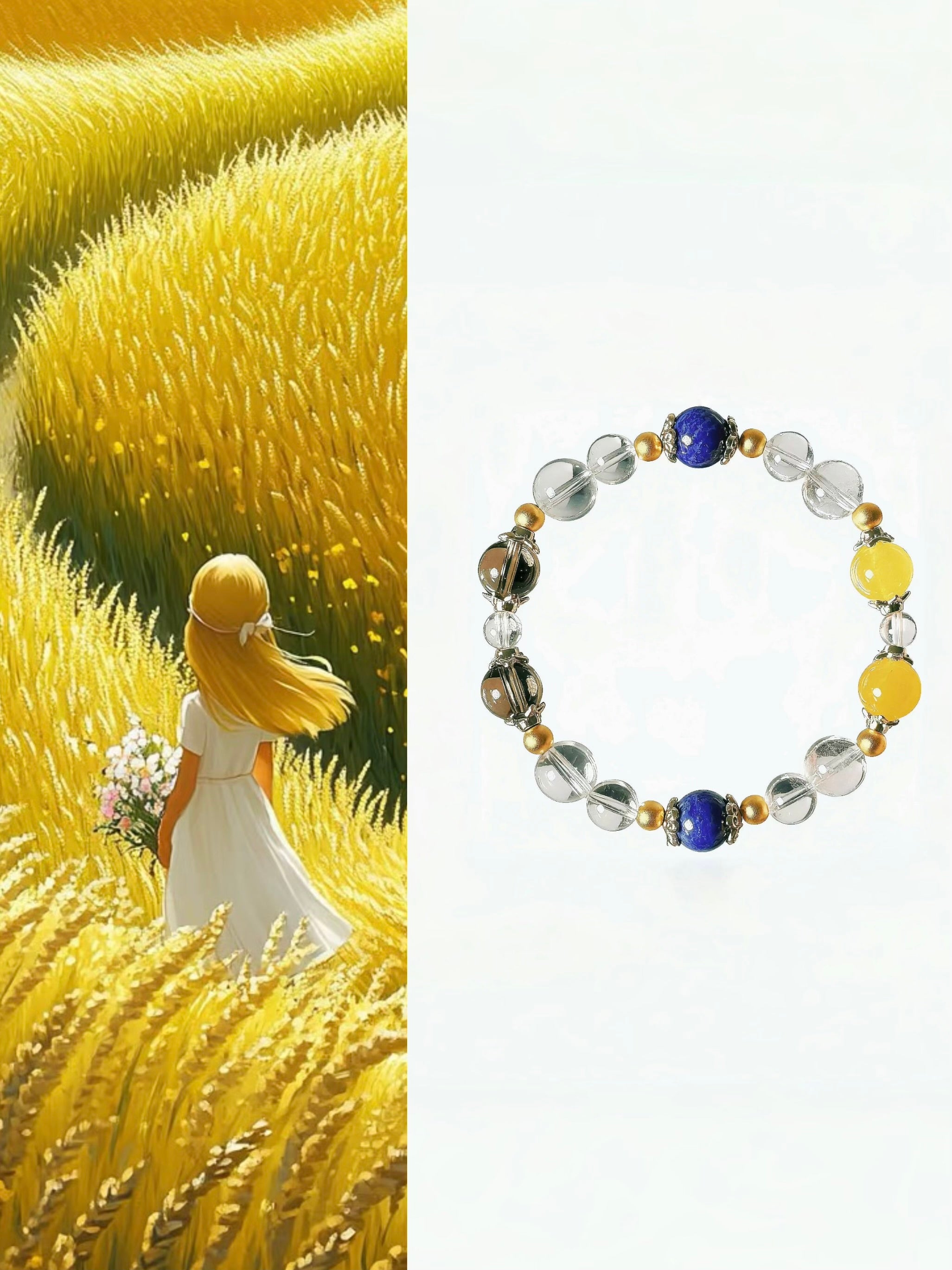 Custom Crystal Bracelet: Handmade Chakra Jewelry, Energy Healing Gift