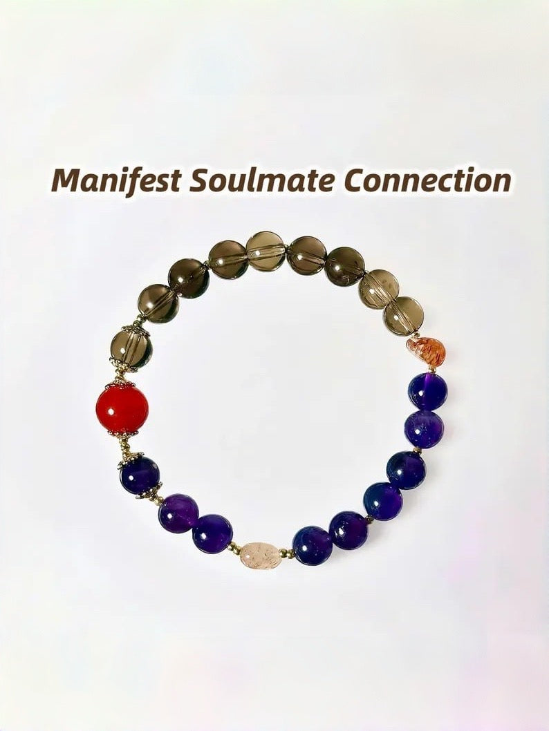 Weight Loss & Focus Bracelet – Red Agate & Super Seven