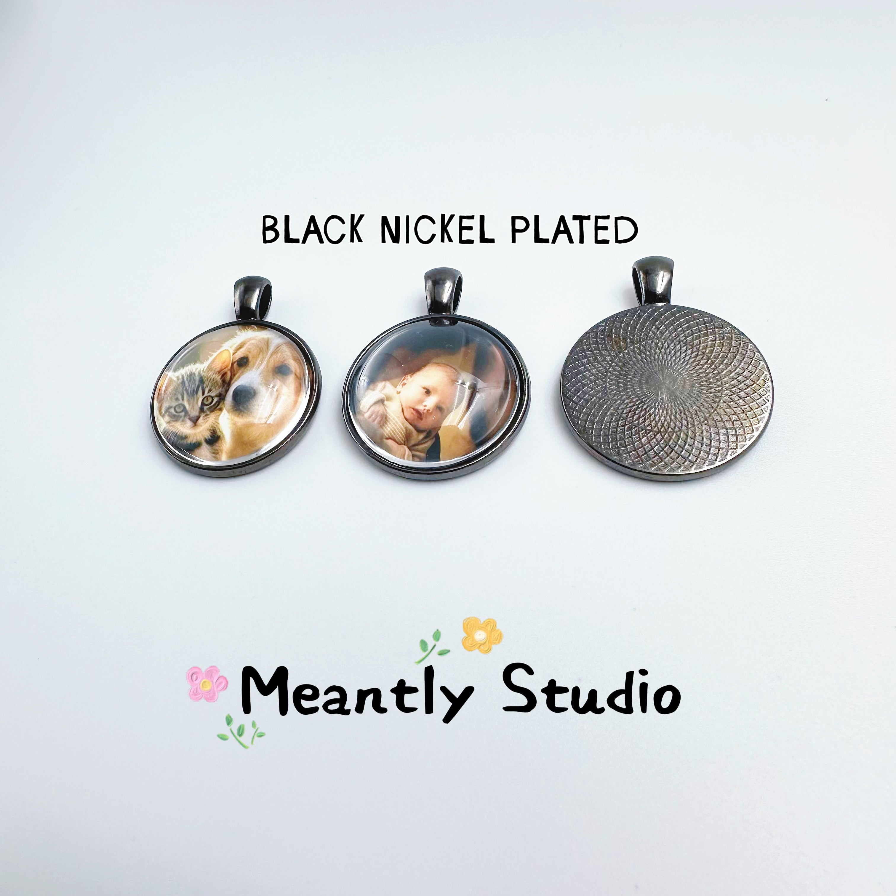 Custom Photo Necklace or Keychain • Vintage Style Personalized Pendant • Pet Memorial Gift • Couple Keepsake Jewelry • Handmade Retro Charm