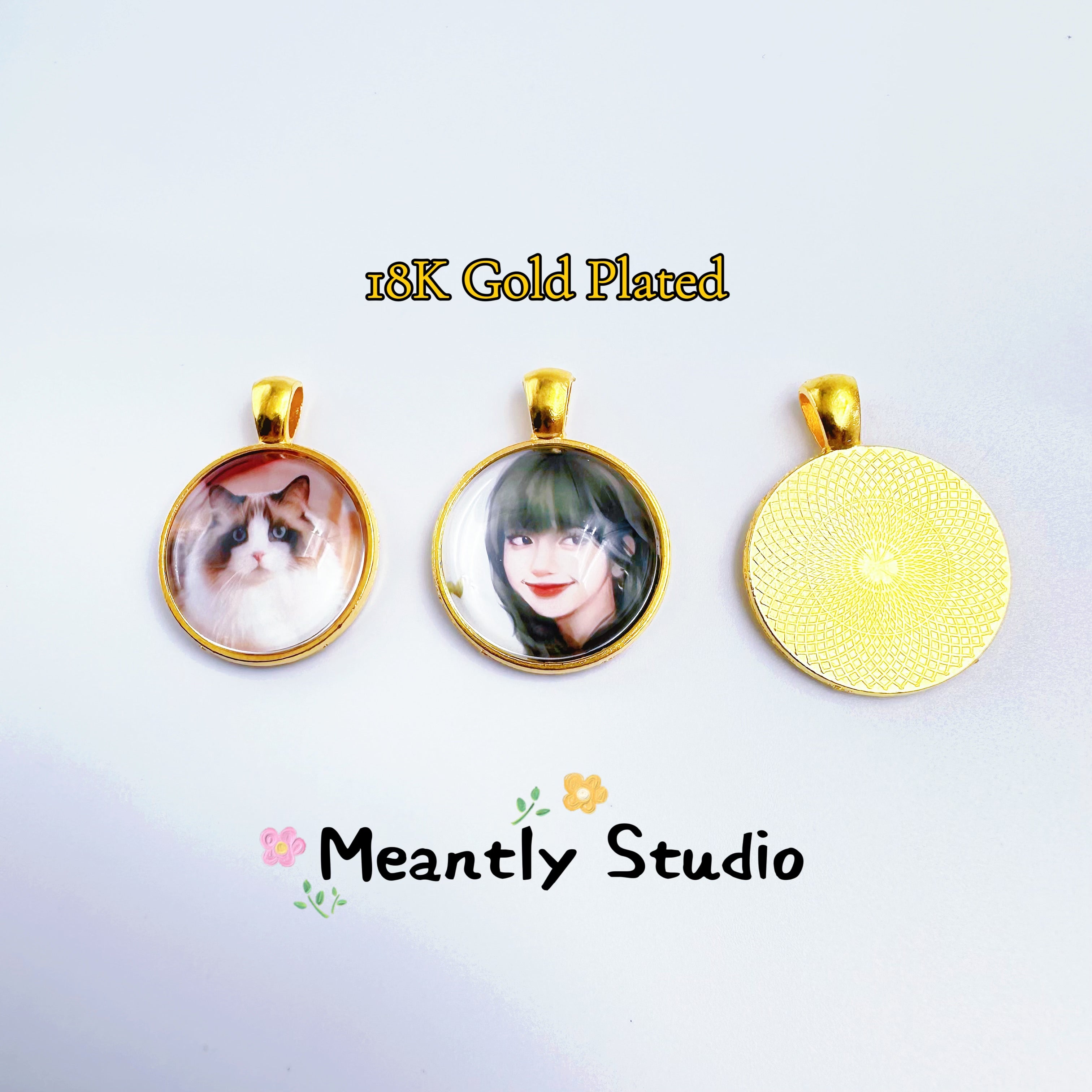 Custom Photo Necklace or Keychain • Vintage Style Personalized Pendant • Pet Memorial Gift • Couple Keepsake Jewelry • Handmade Retro Charm