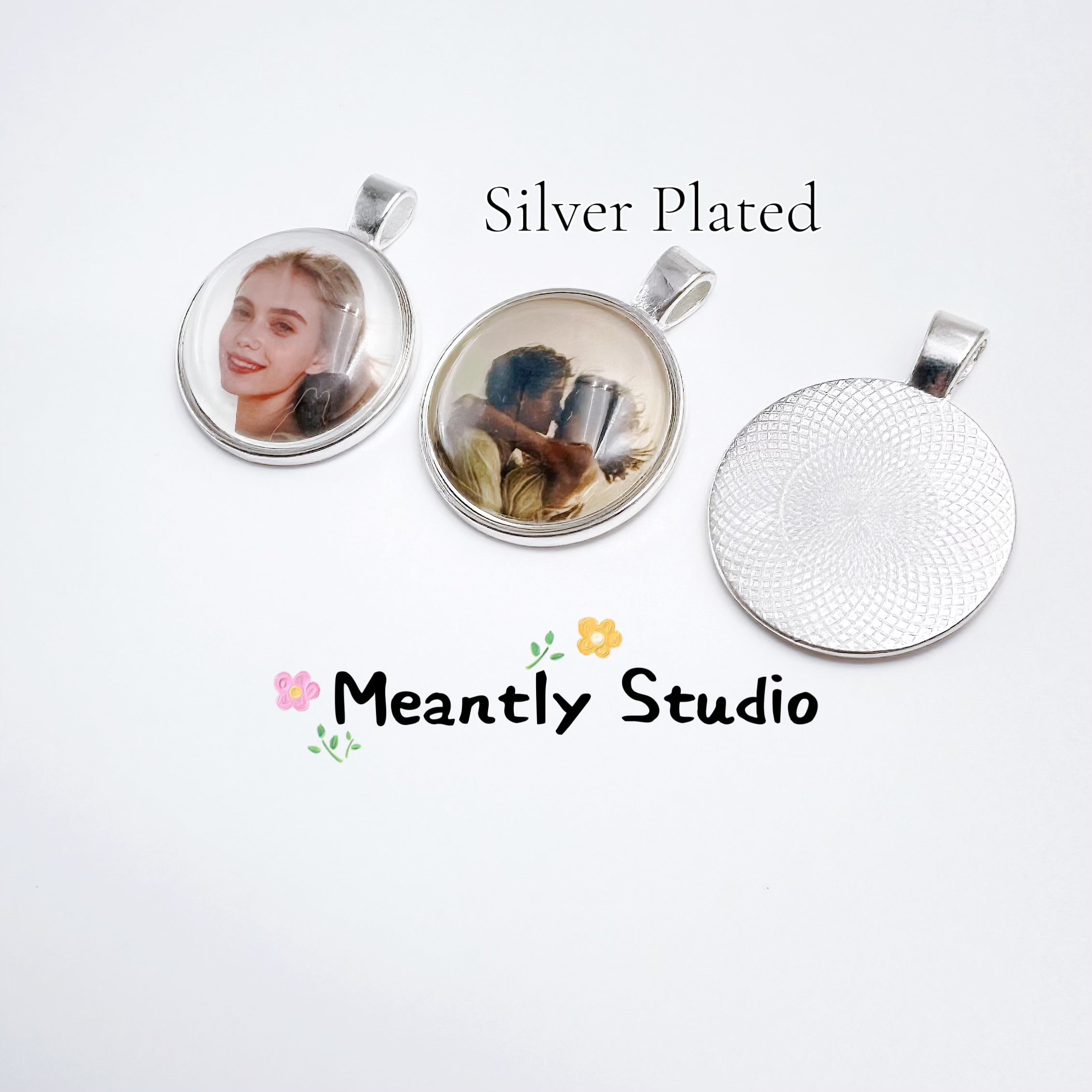 Custom Photo Necklace or Keychain • Vintage Style Personalized Pendant • Pet Memorial Gift • Couple Keepsake Jewelry • Handmade Retro Charm