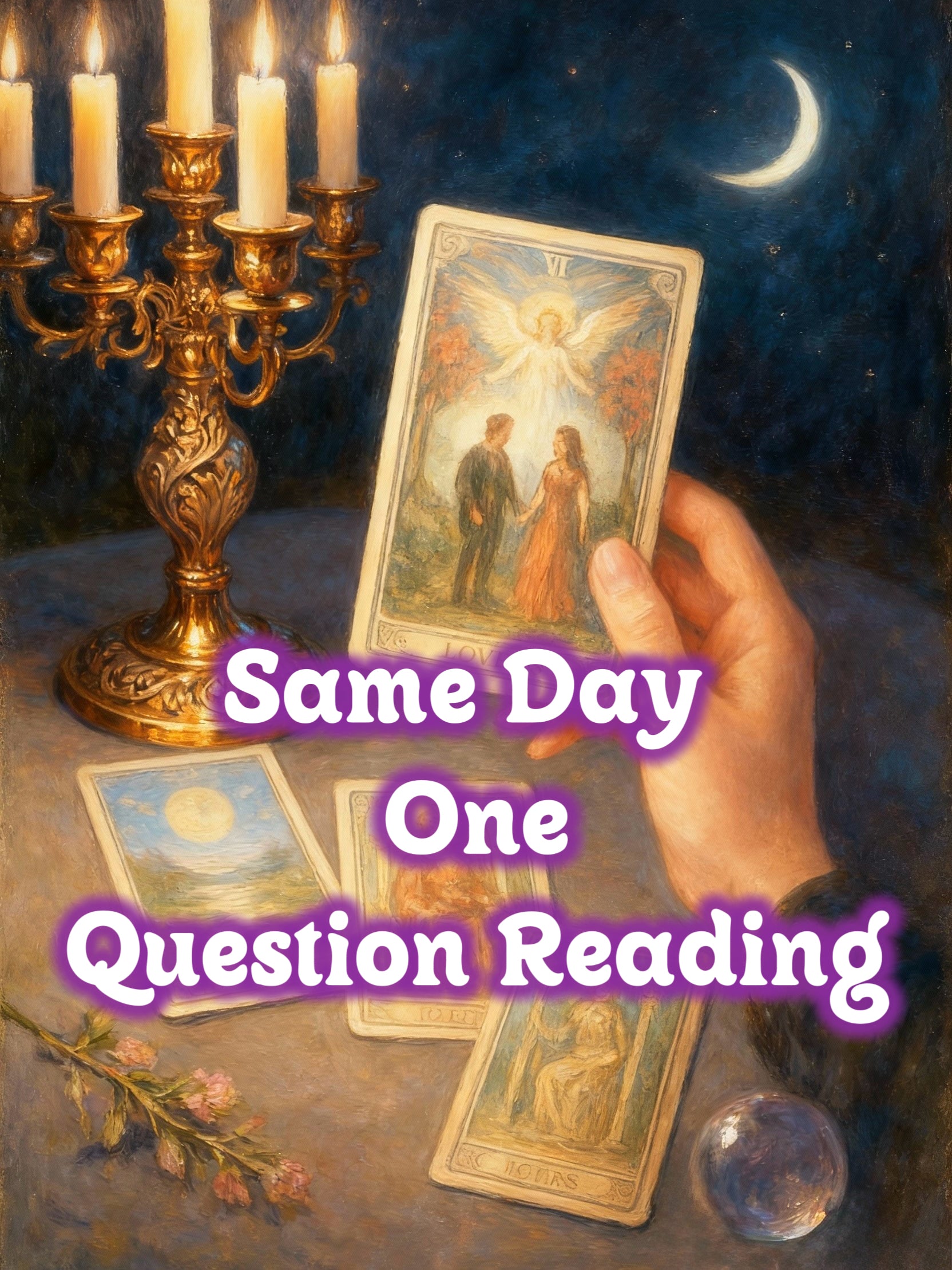 Same-Day Tarot Reading • One Main Question • Fast & Detailed Guidance in 24 Hours