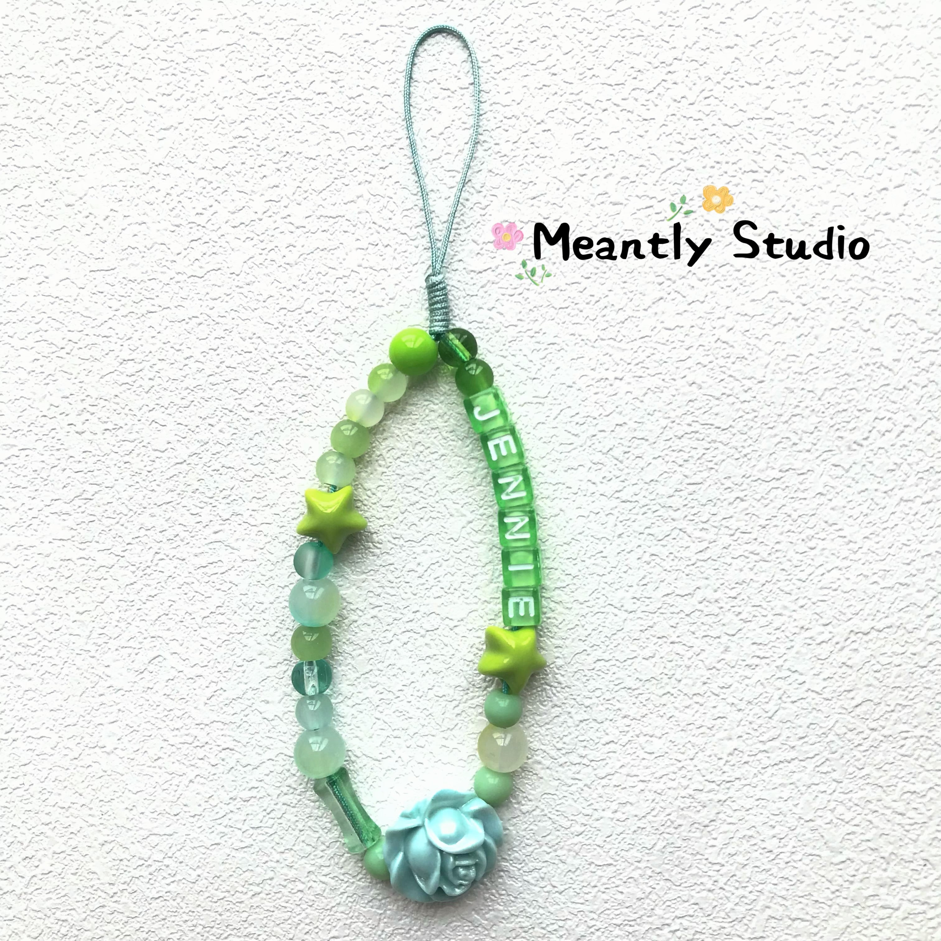 Personalized Letter-Beaded Phone Strap – Custom Name Chain in Dopamine Colors, Trendy Phone Charm