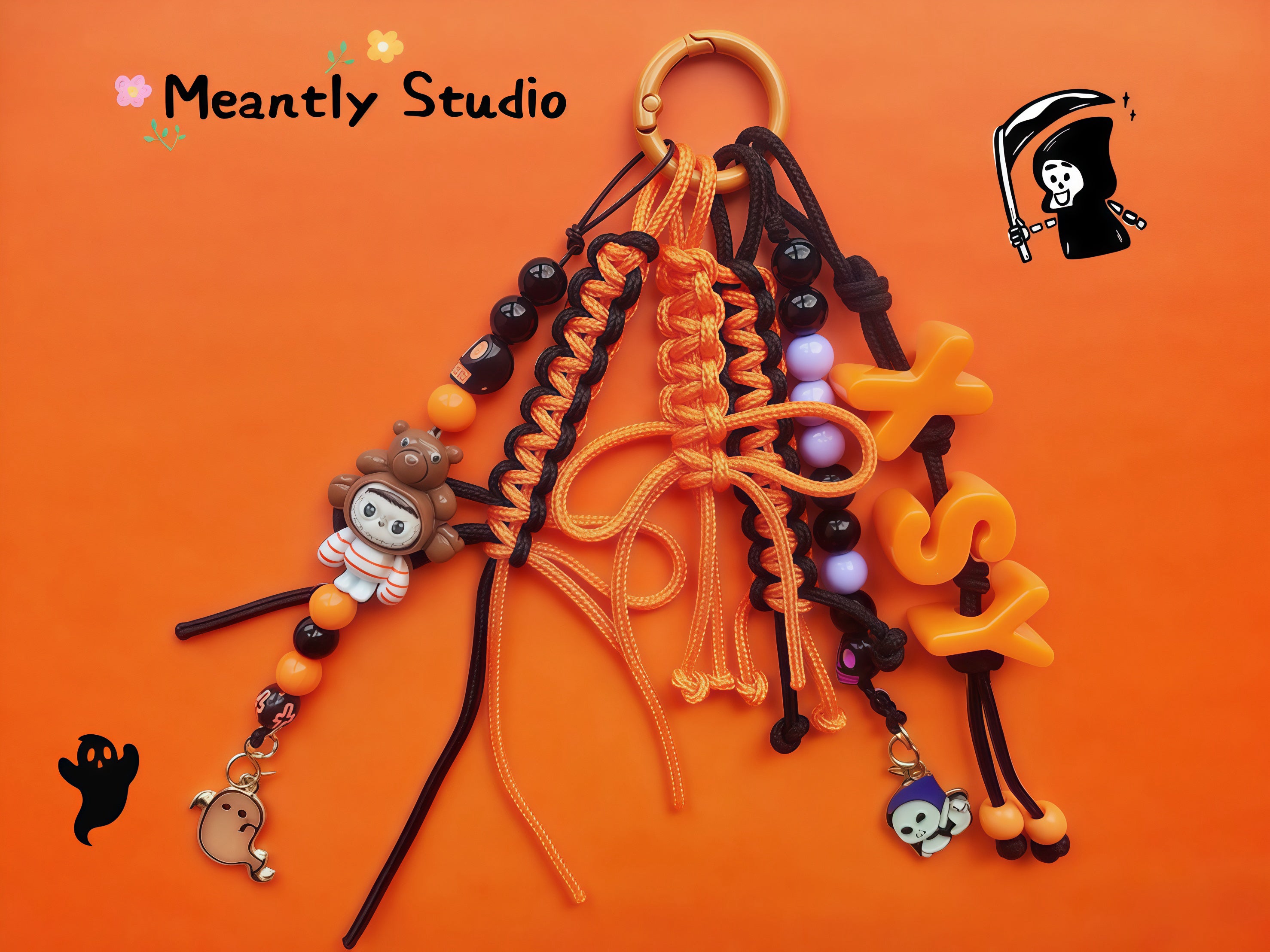Labubu Halloween Keychain