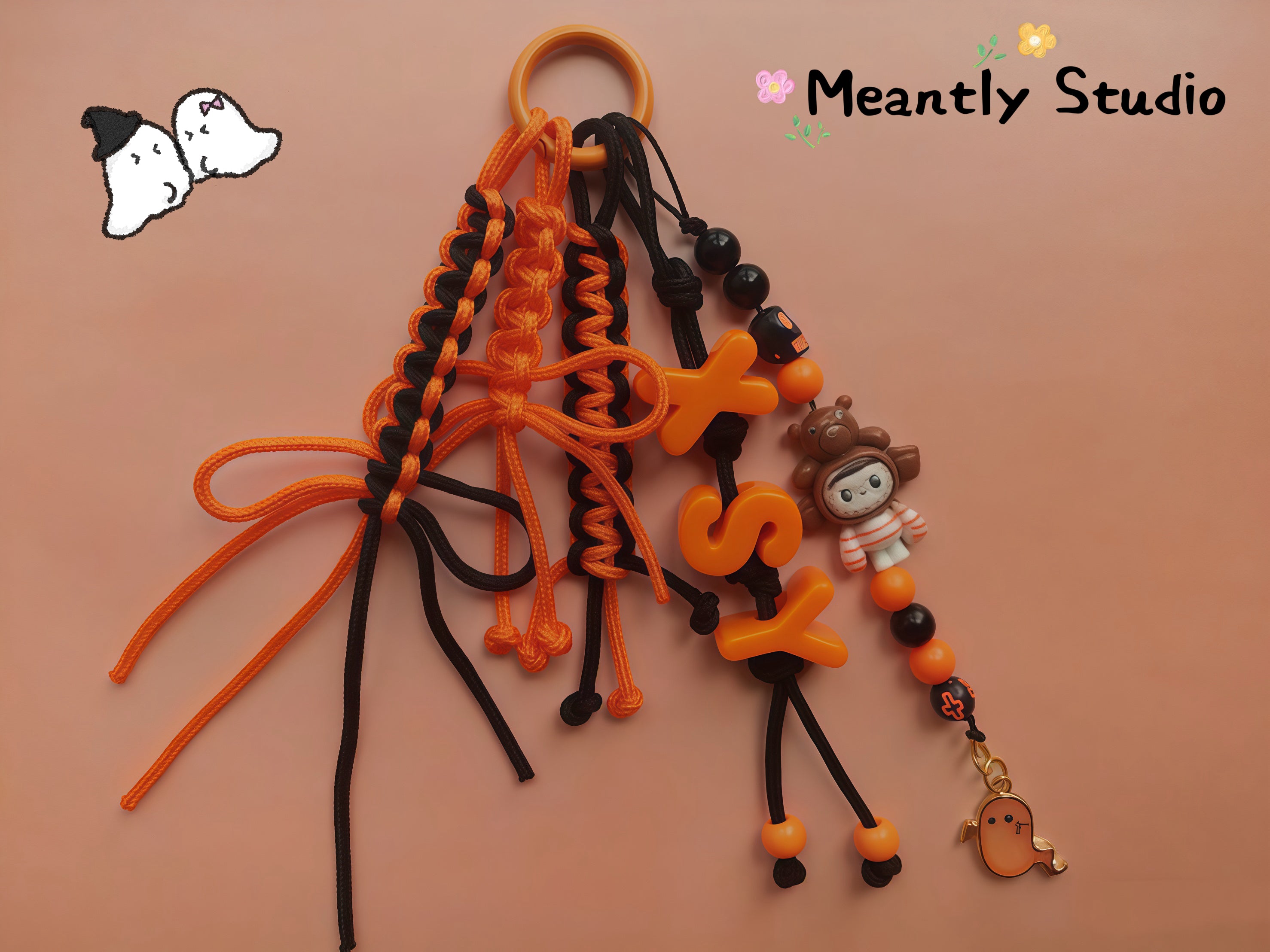 Labubu Halloween Keychain