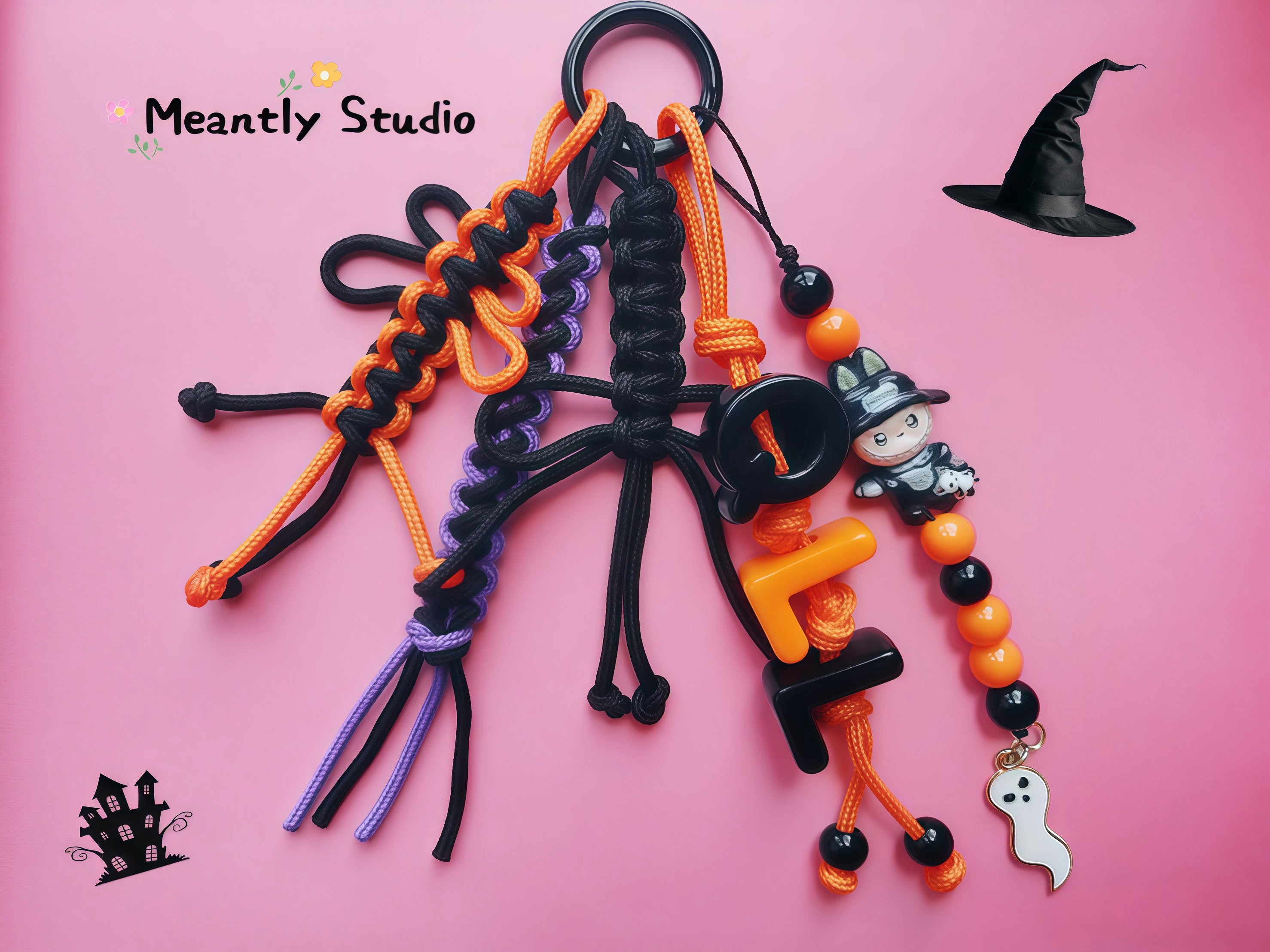 Labubu Halloween Keychain