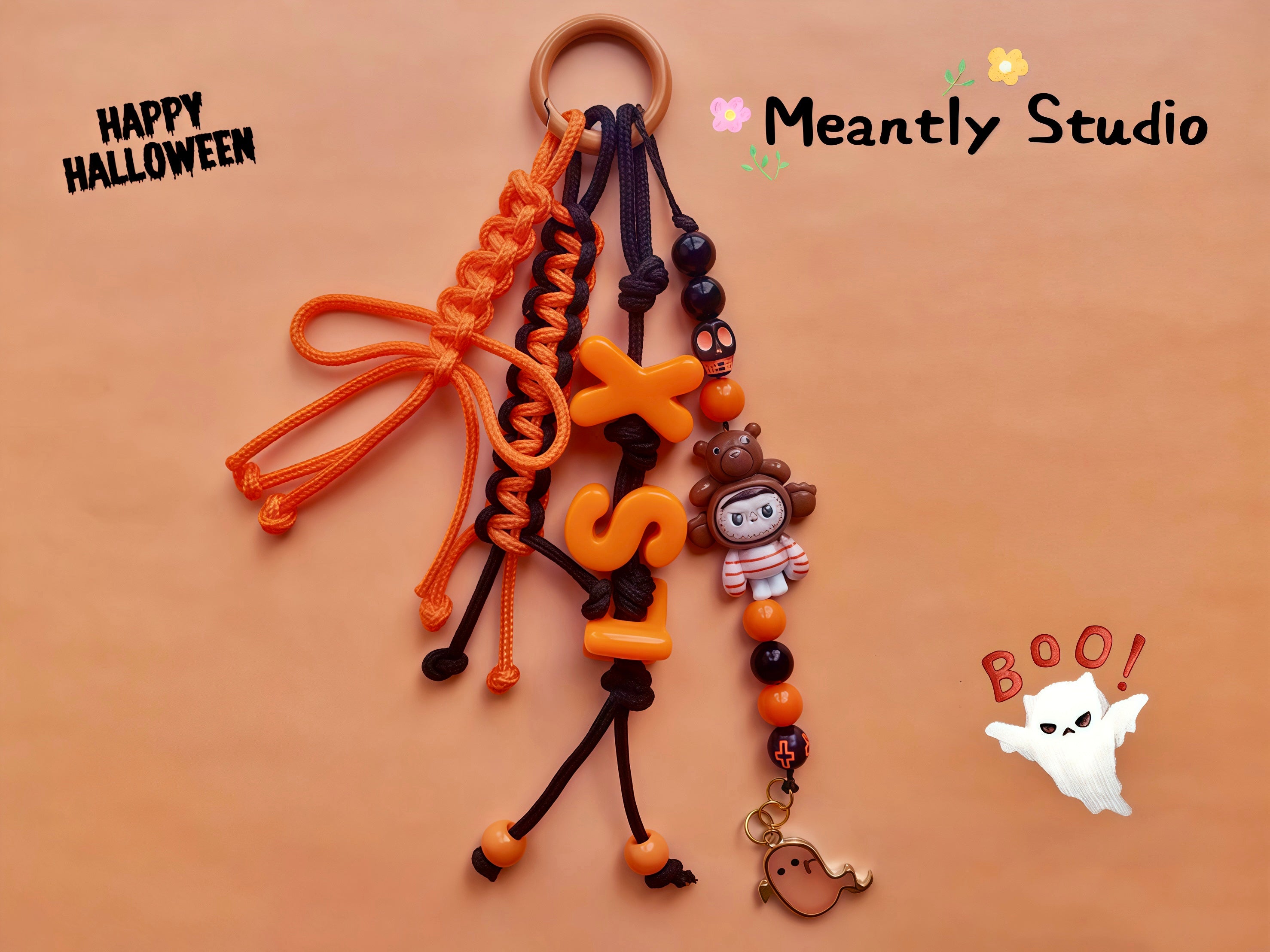 Labubu Halloween Keychain