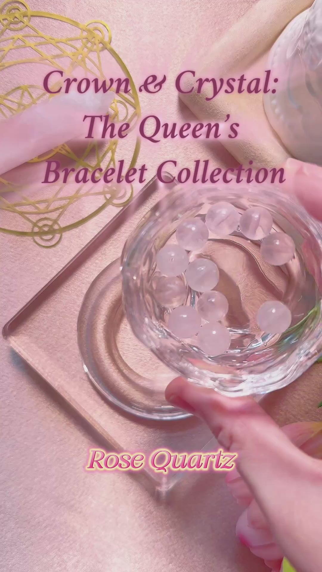 The Queen’s Bracelet Collection 7 |Rose Quartz, Lapis Lazuli, Moonstone, Lepidolite Bracelet – inner calm